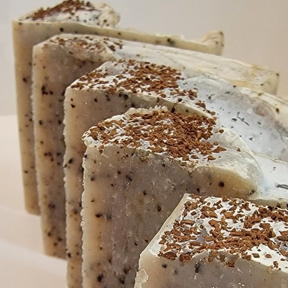 Coffee Exfoliant Handcrafted Soap - Picture 3 of 4